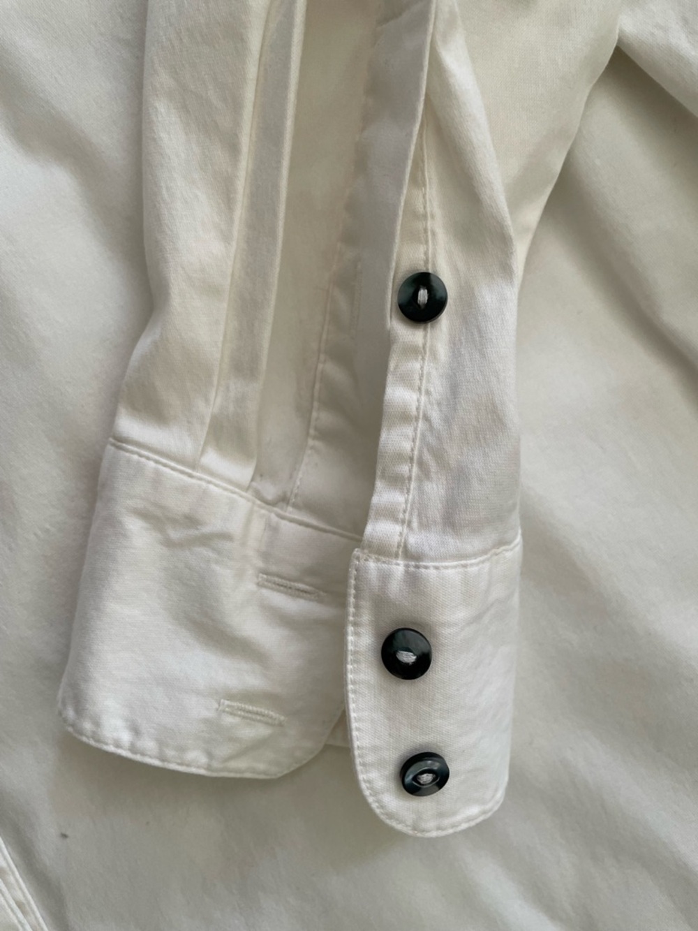 Mother Oxford Shirt Size 3 White Button Down Oversized Cotton Poplin Classic XL - Picture 14 of 16